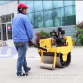 Baby road roller with single steel wheel drum